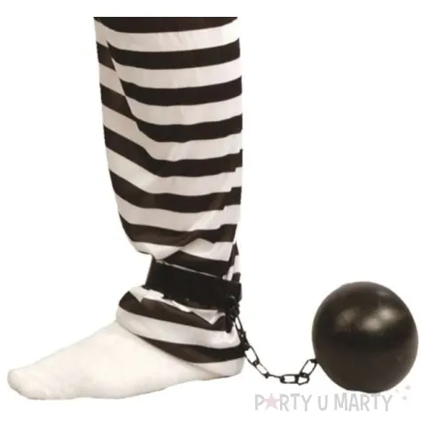 kula do nogi wiezienna czarna guirca