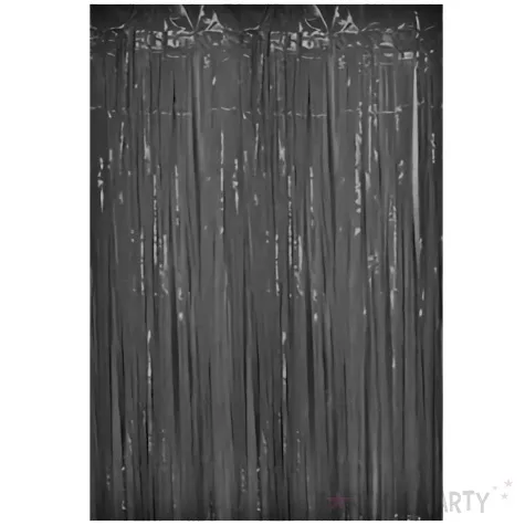 kurtyna na drzwi classic czarna partypal 200 x 100 cm