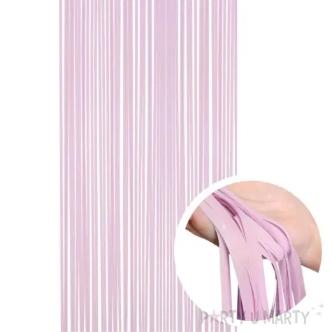 kurtyna na drzwi classic makaronowa liliowy godan 100 x 200 cm