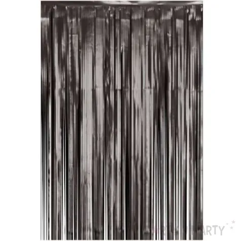 kurtyna na drzwi classic mat czarny godan 200 x 100 cm