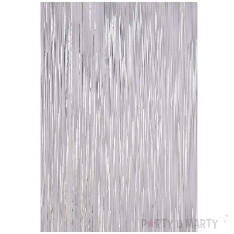 kurtyna na drzwi classic matowa srebrna partypal 200 x 100 cm