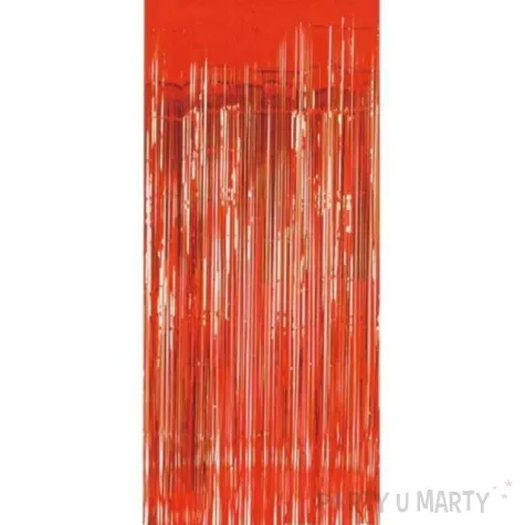 kurtyna na drzwi classic metalik czerwony folat 200 x 100 cm