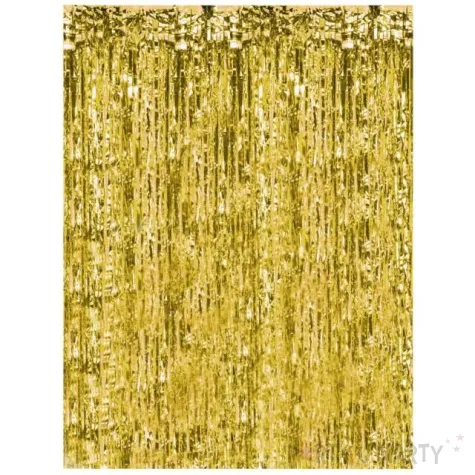 kurtyna na drzwi classic metalik zlota partypal 200 x 100 cm