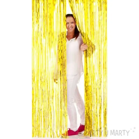 kurtyna na drzwi classic metalik zloty folat 200 x 100 cm