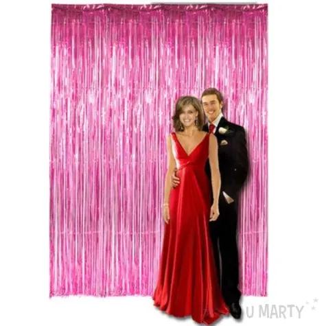 kurtyna na drzwi classic rozowa dekoracje polska 250 x 90 cm