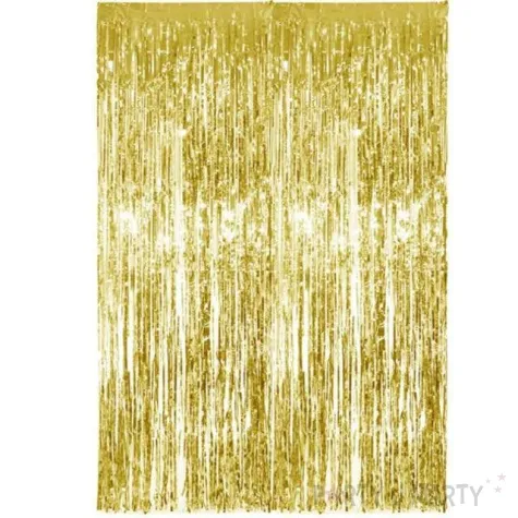 kurtyna na drzwi classic zlota partydeco 250 x 90 cm