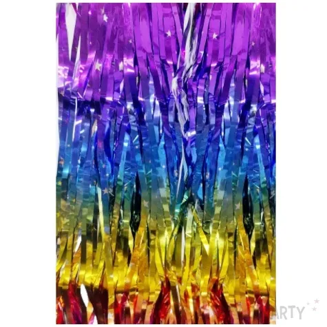 kurtyna na drzwi gwiazdki biale teczowa jix 200 x 100 cm