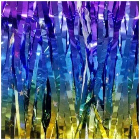 kurtyna na drzwi gwiazdki biale teczowa jix 200 x 100 cm