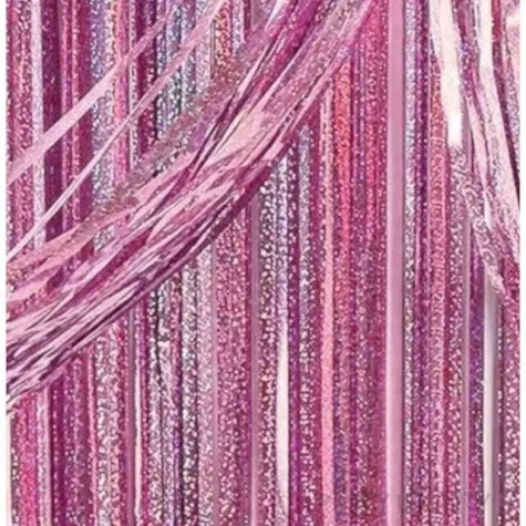 kurtyna na drzwi holograficzna rozowe zloto jix 200 x 100 cm