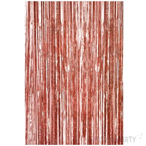 kurtyna na drzwi holograficzna rozowe zloto jix 200 x 100 cm