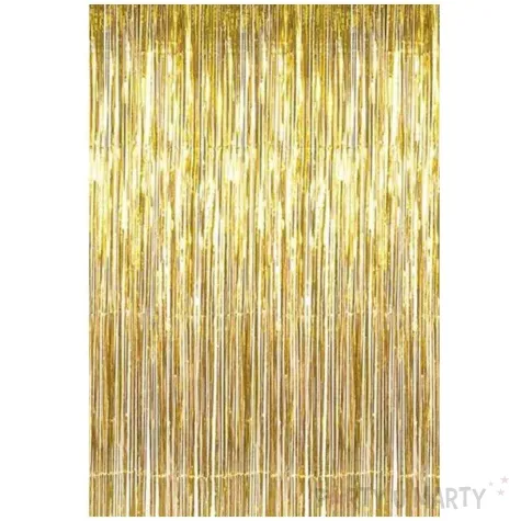 kurtyna na drzwi holograficzna zlota jix 200 x 100 cm