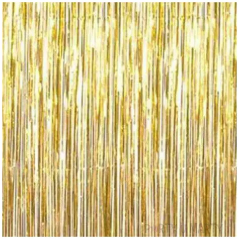 kurtyna na drzwi holograficzna zlota jix 200 x 100 cm