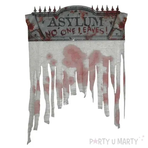 kurtyna na drzwi horror asylum 137 x 96 cm