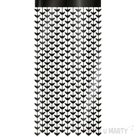 kurtyna na drzwi nietoperze czarny guirca 100 x 200 cm
