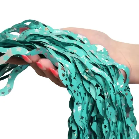 kurtyna na drzwi spirale gwiazdki turkusowy godan 100 x 200 cm