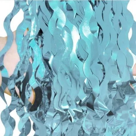 kurtyna na drzwi spirale niebieski godan 200 x 100 cm