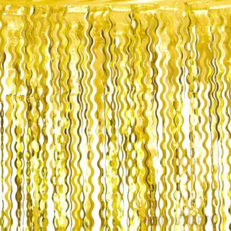 kurtyna na drzwi spirale zlota godan 100 x 200 cm