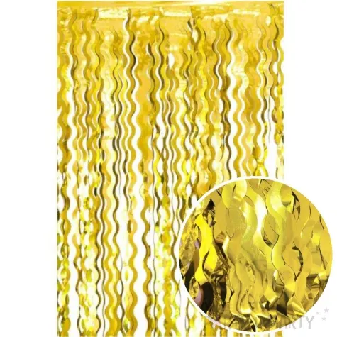 kurtyna na drzwi spirale zlota godan 100 x 200 cm