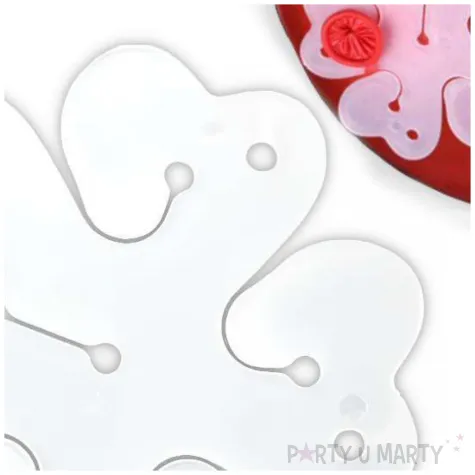 lacznik do balonow kwiatek 6 balonow jix 6 cm