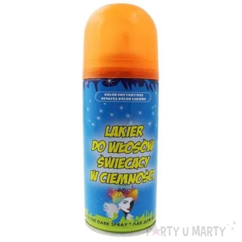 lakier do wlosow swiecacy w ciemnosci pomaranczowy godan 125 ml