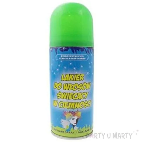 lakier do wlosow swiecacy w ciemnosci zielony godan 125 ml