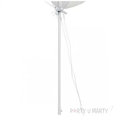 lampa stojaca led dekoracyjna motyl dekoracja na urodziny wesele komunie bialy 60 cm