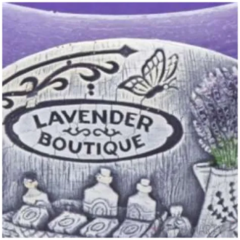 lampion lawendowa kula bartek candles 120 mm