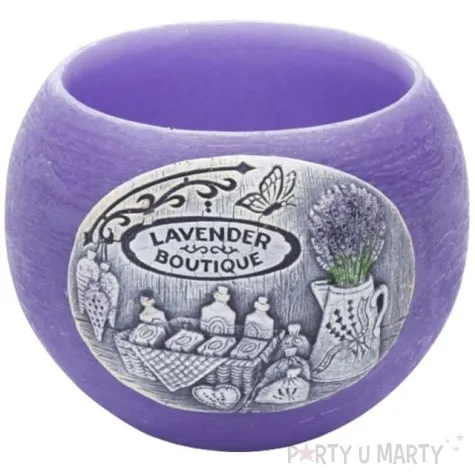lampion lawendowa kula bartek candles 120 mm