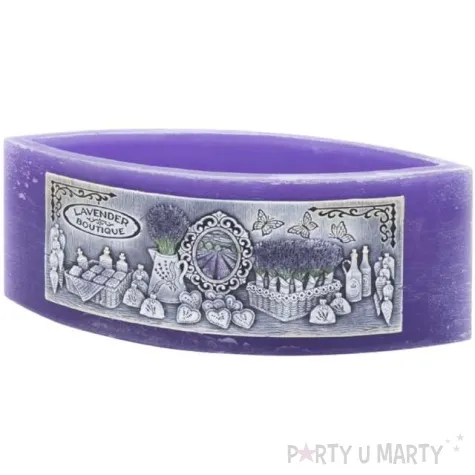 lampion lezka lawendowa bartek candles 95 265 mm