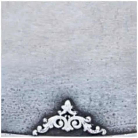 lampion owal marmur szary adpal 135 145 mm