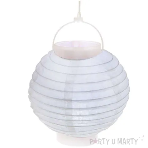 lampion papierowy chinski bialy santex 20 cm