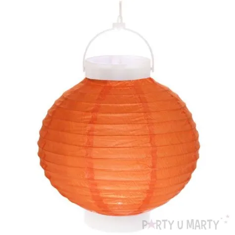 lampion papierowy chinski pomaranczowy santex 20 cm