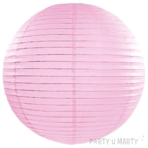 lampion papierowy classic rozowy jasny partydeco 25 cm