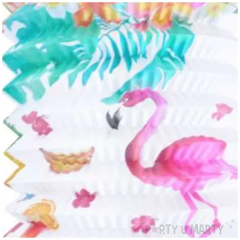lampion papierowy flaming hawajski partypal 25 cm