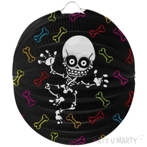 lampion papierowy szkielet folat 22 cm