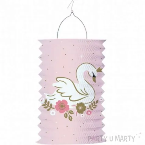 lampion papierowy urodziny ksiezniczki rozowy amscan 28 cm