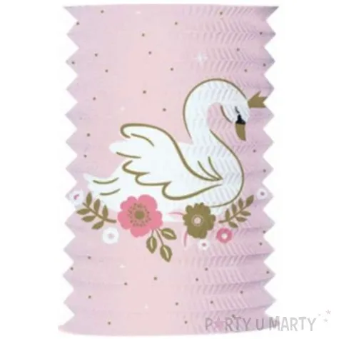 lampion papierowy urodziny ksiezniczki rozowy amscan 28 cm