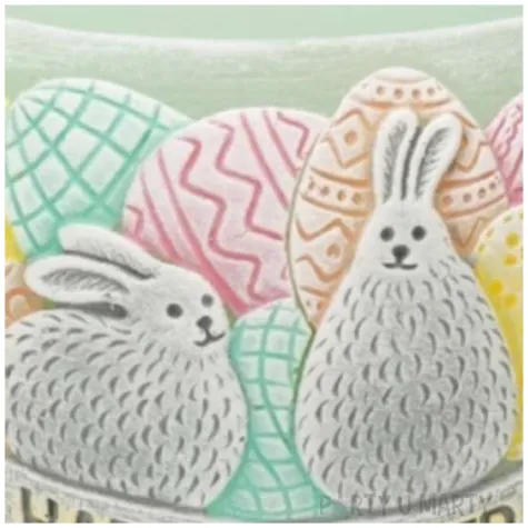 lampion wielkanocna kula happy easter tiffany bartek candles 120 mm