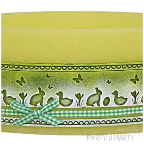 lampion wielkanocna lezka koronka zielony adpal 110 290 mm