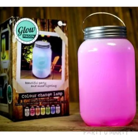 lampka kolorowy sloik mix mr joy