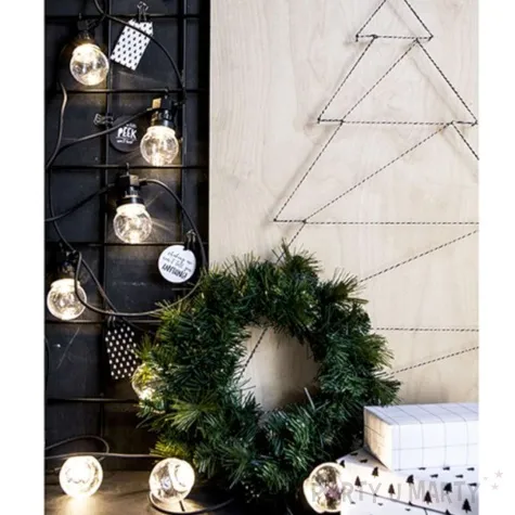 lampki dekoracyjne zarowki led czarne partydeco 5m