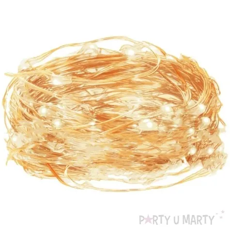 lampki micro led miedziane 1 9 m partydeco