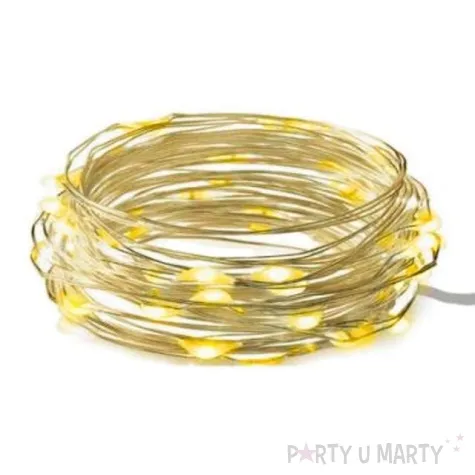 lampki mikro led biale cieple czakos 2 m