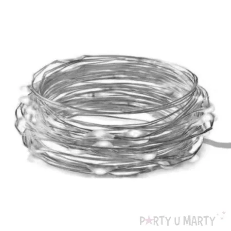 lampki mikro led biale zimne czakos 2 m