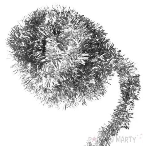 lancuch choinkowy classic 3 srebrny 3 cm 2 m czakos