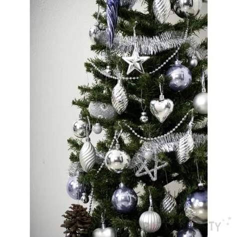 lancuch choinkowy classic big srebrny arpex 8 cm 2 m