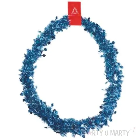 lancuch choinkowy classic gwiazdki 3 niebieski 3 cm 2 m arpex