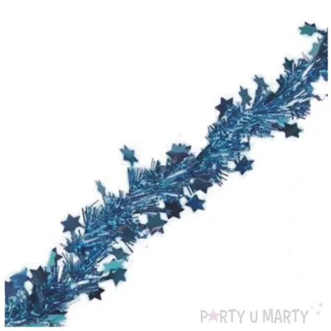 lancuch choinkowy classic gwiazdki 3 niebieski 3 cm 2 m arpex