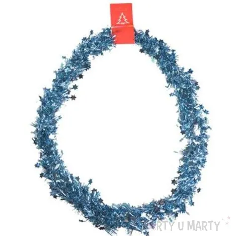 lancuch choinkowy classic gwiazdki 3 turkusowy 3 cm 2 m arpex