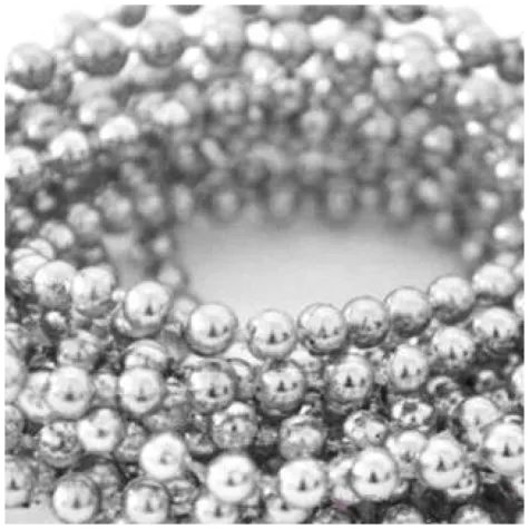 lancuch choinkowy korale srebrne arpex 6 mm 2 7 m